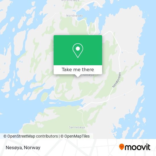 Nesøya map