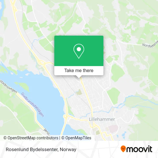 Rosenlund Bydelssenter map