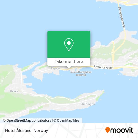 Hotel Ålesund map