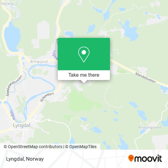 Lyngdal map