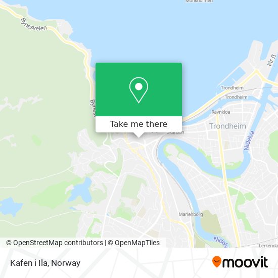 Kafen i Ila map