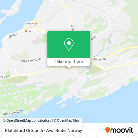 Blatchford Ortopedi - Avd. Bodø map