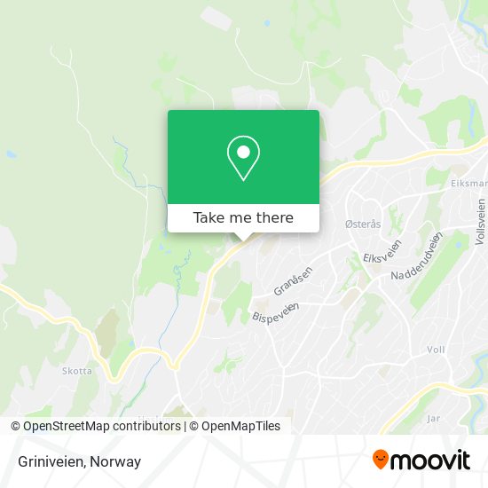 Griniveien map