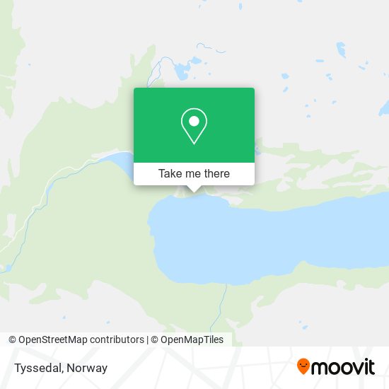 Tyssedal map