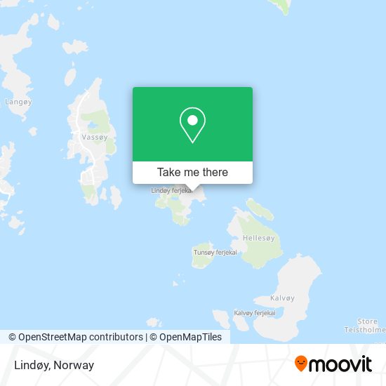 Lindøy map