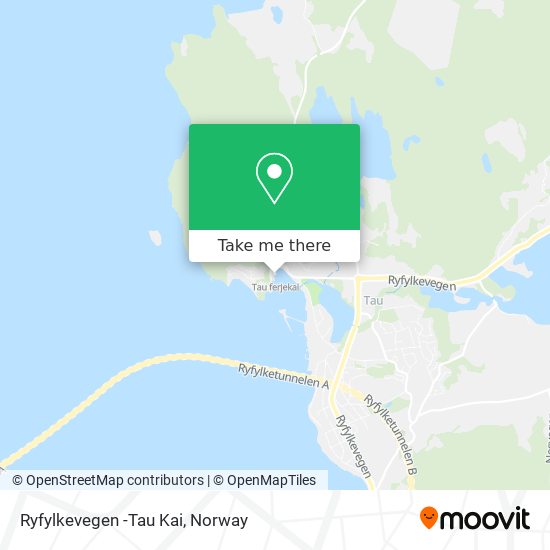 Ryfylkevegen -Tau Kai map