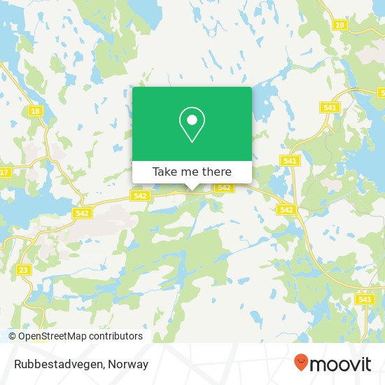 Rubbestadvegen map