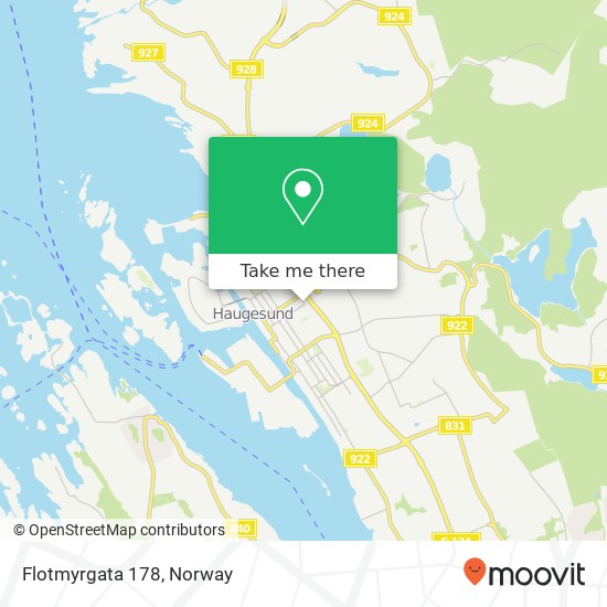 Flotmyrgata 178 map