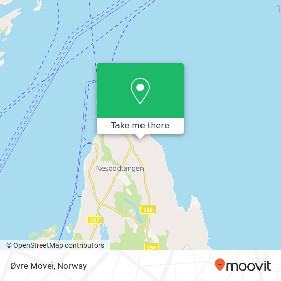 Øvre Movei map