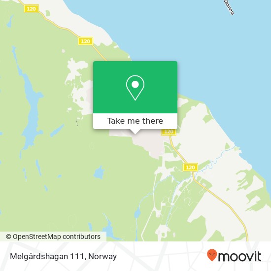 Melgårdshagan 111 map