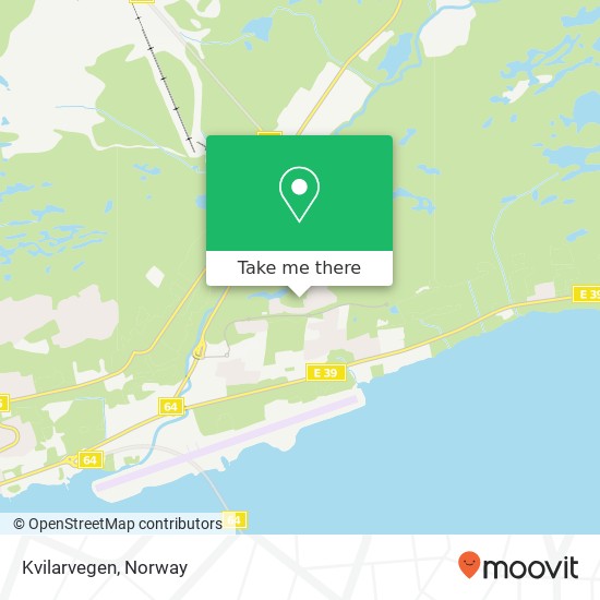 Kvilarvegen map