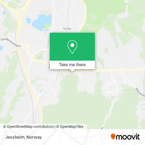 Jessheim map