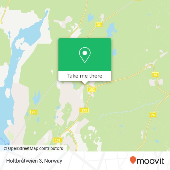 Holtbråtveien 3 map