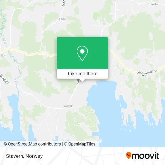 Stavern map