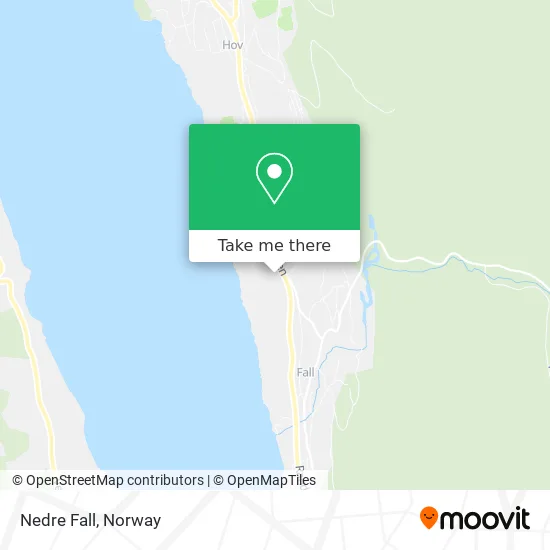 Nedre Fall map