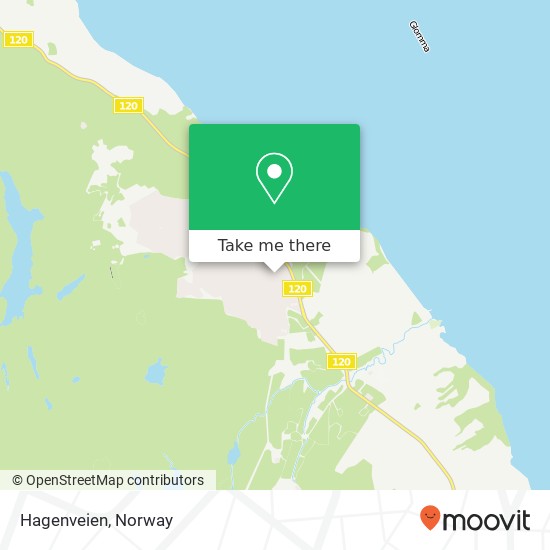 Hagenveien map