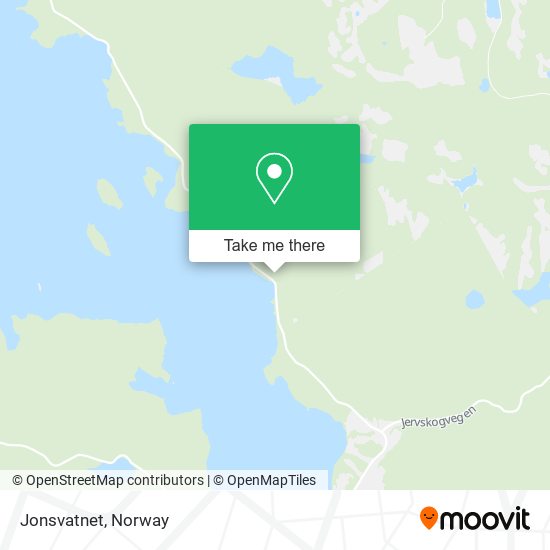 Jonsvatnet map