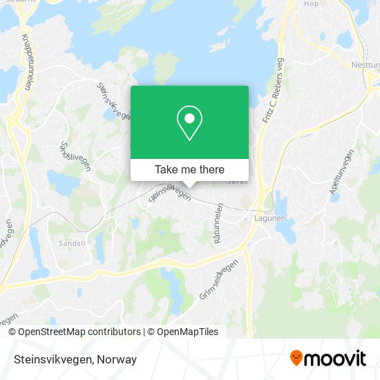 Steinsvikvegen map