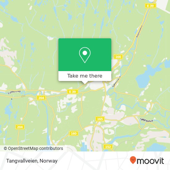 Tangvallveien map