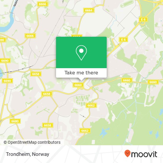 Trondheim map
