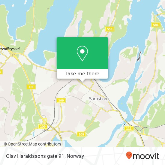 Olav Haraldssons gate 91 map