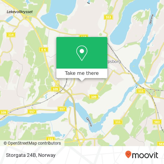 Storgata 24B map