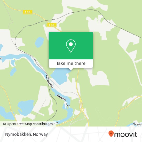Nymobakken map