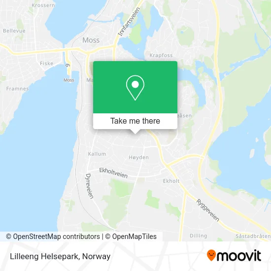Lilleeng Helsepark map