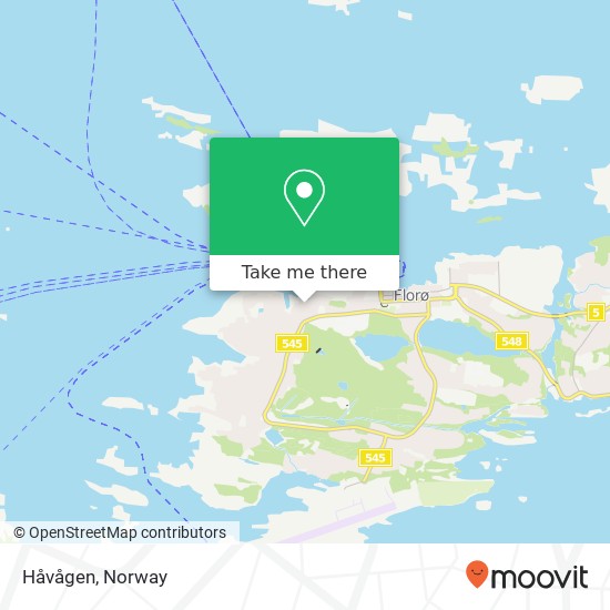 Håvågen map