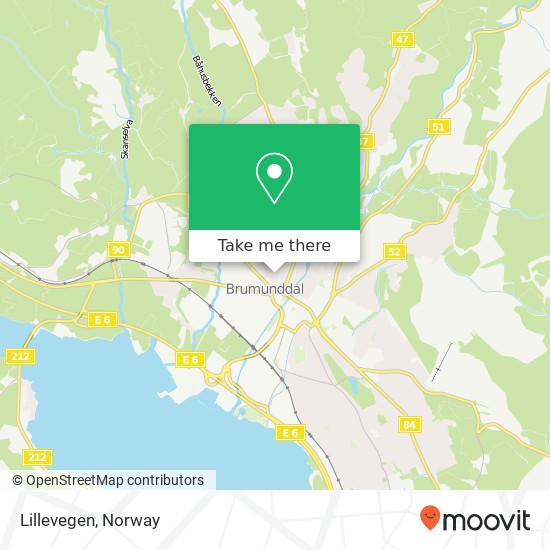 Lillevegen map