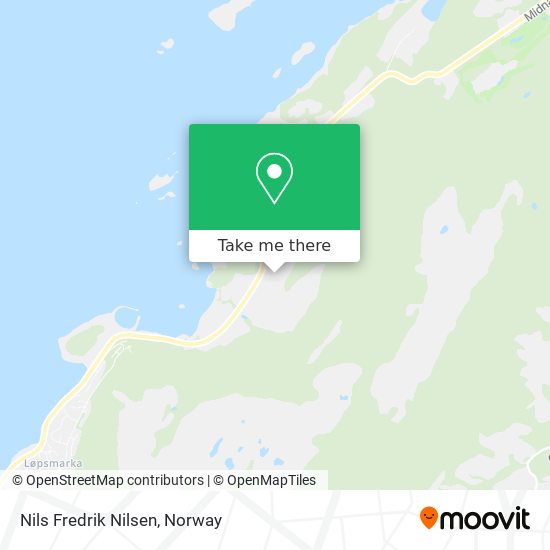 Nils Fredrik Nilsen map