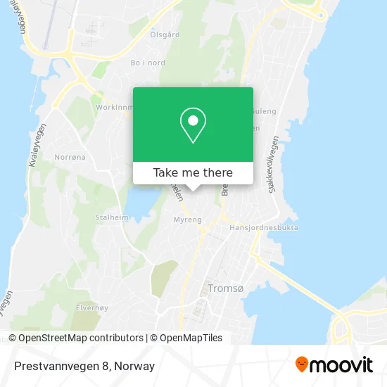 Prestvannvegen 8 map