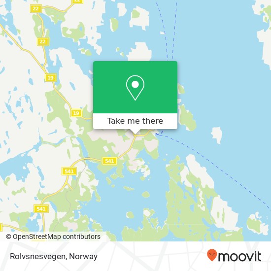 Rolvsnesvegen map