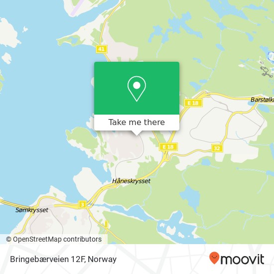 Bringebærveien 12F map