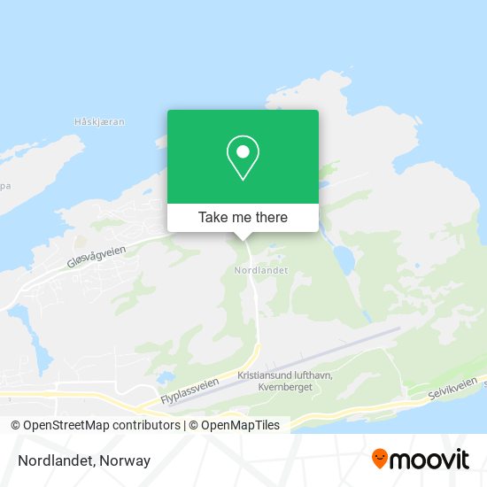 Nordlandet map