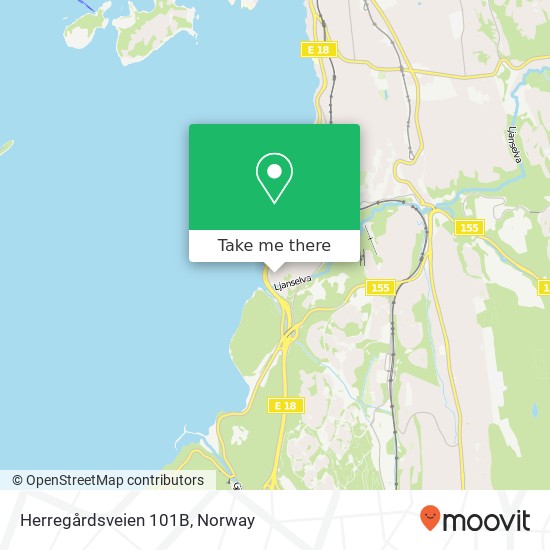 Herregårdsveien 101B map