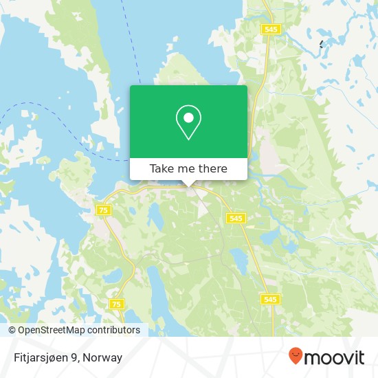 Fitjarsjøen 9 map