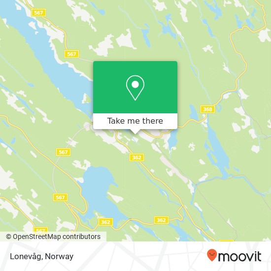 Lonevåg map