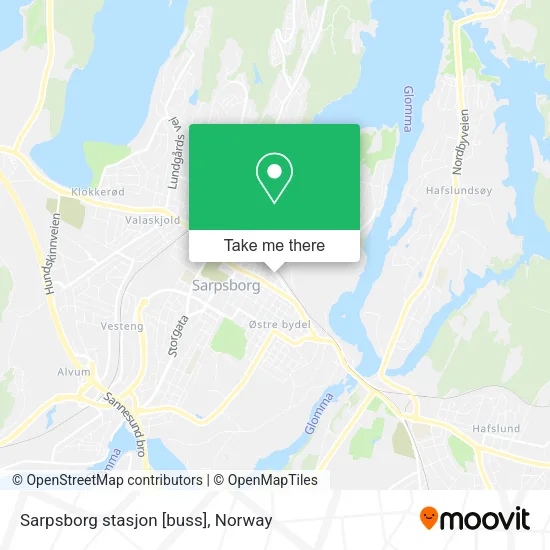 Sarpsborg stasjon [buss] map