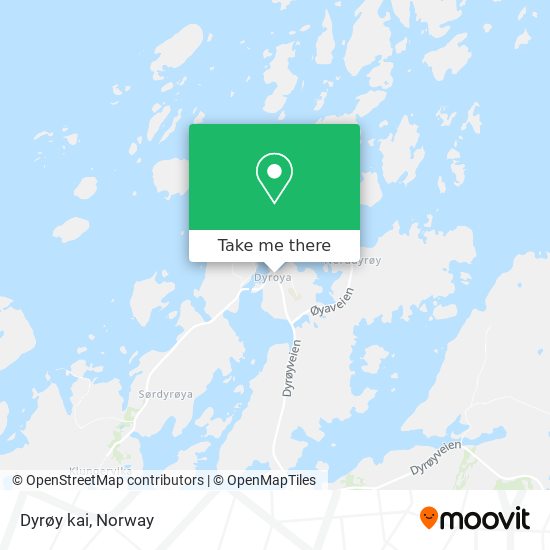 Dyrøy kai map