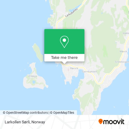 Larkollen Sørli map