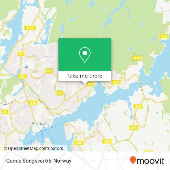 Gamle Songevei 65 map