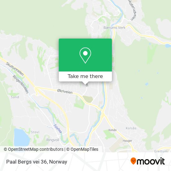 Paal Bergs vei 36 map