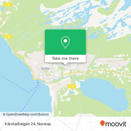 Kårstadvegen 24 map