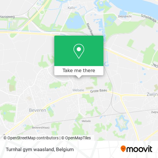 Turnhal gym waasland map