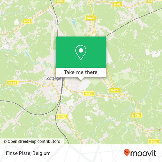 Finse Piste map