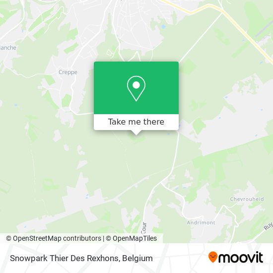 Snowpark Thier Des Rexhons map