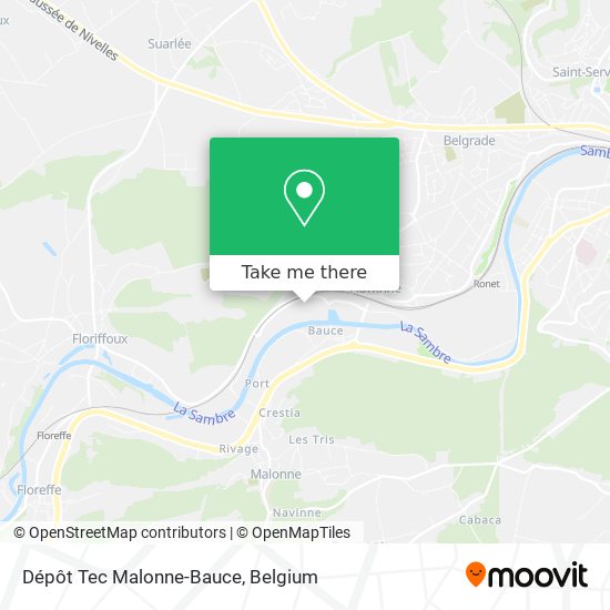 Dépôt Tec Malonne-Bauce map