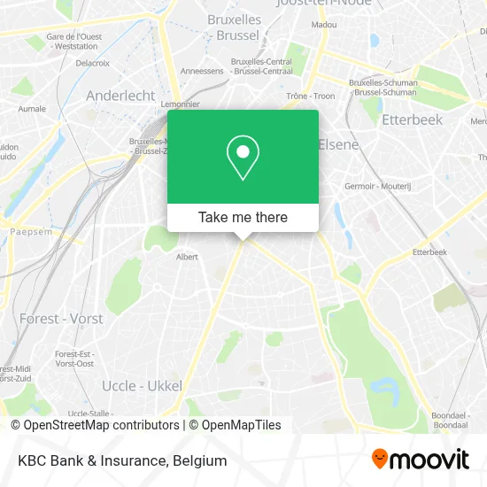 KBC Bank & Insurance map