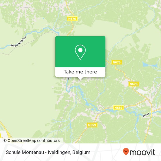 Schule Montenau - Iveldingen plan